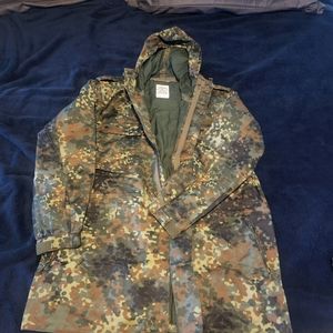 Brand new German camo military parka